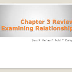 Relationship users manual chapter 1