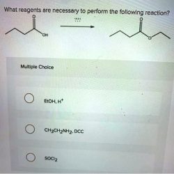 What reagents are necessary to perform the following reaction