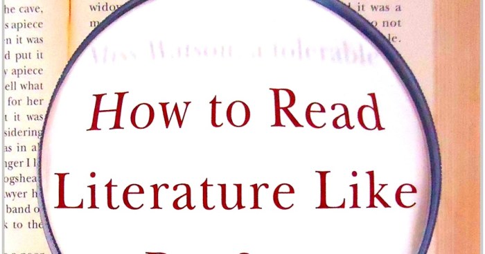 How to read literature like a professor quiz